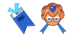 Cookie Run Blueberry Pie Cookie and Bookmark Cursor