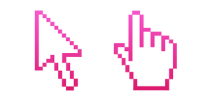 Pink Fairy Pixel Cursor