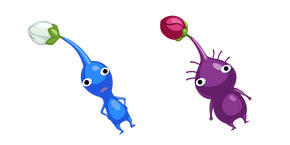 Курсор Pikmin Blue Pikmin and Purple Pikmin