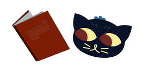 Night in the Woods Candy Borowski y Libro cursor