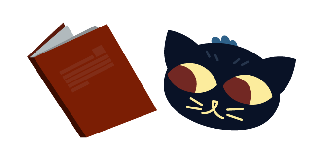 Night in the Woods Candy Borowski et Livre Cursor