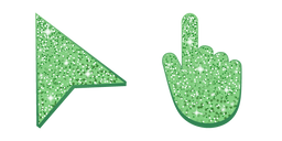 Pistachio Green Glitter Cursor