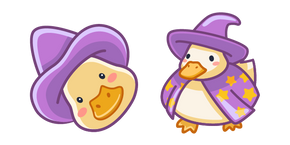 Cute Witch Duck Curseur