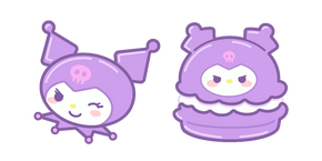 Sanrio Kuromi Purple Macaron Cursor