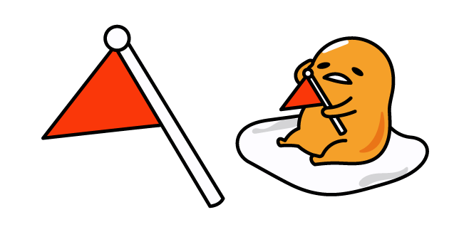 Gudetama et Drapeau Rouge Cursor