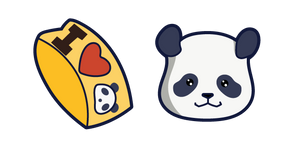 Chibi Jujutsu Kaisen Panda and Armband Cursor