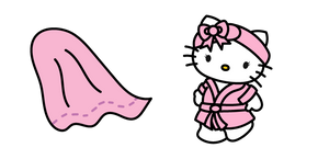 Hello Kitty After Shower Cursor