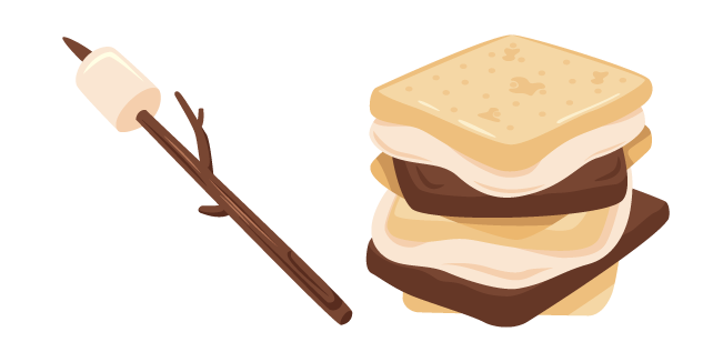 Marshmallow and S'more Cursor