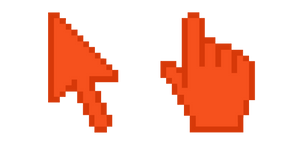 Tangelo Rojo Pixel cursor