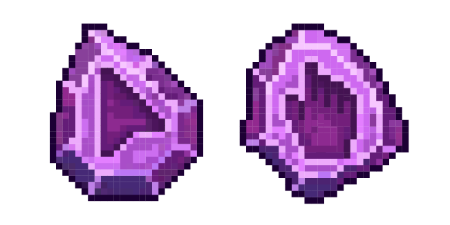 Piedra Púrpura Pixel Cursor