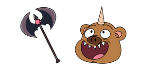 Курсор Star vs. the Forces of Evil Bearicorn and Axe