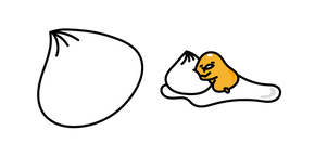 Gudetama y Dumpling cursor