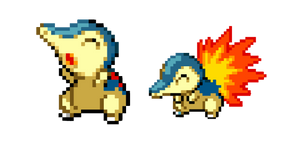 Курсор Pokemon Cyndaquil Pixel