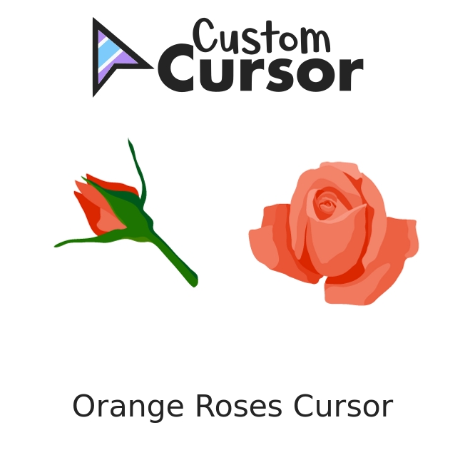 Orange Roses Cursor – Custom Cursor