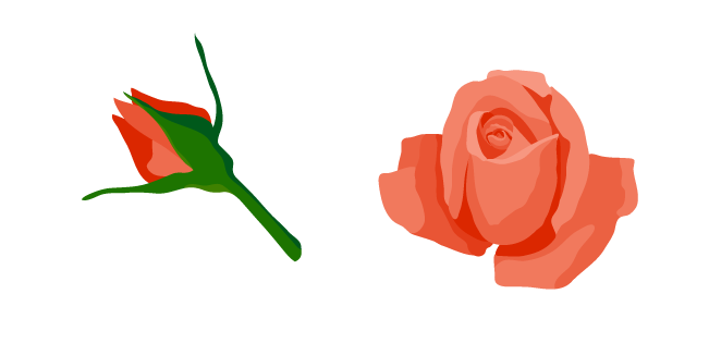 Rosas Naranjas Cursor