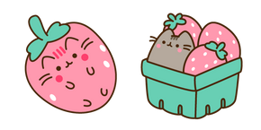 Pusheen and Strawberry Cursor