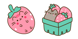 Pusheen y Fresa cursor