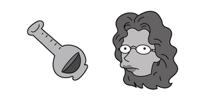 Курсор The Simpsons Amelia Vanderbuckle and Flask