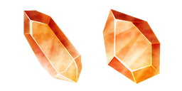 Orange Sunstone Crystal Cursor