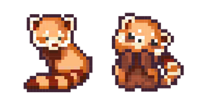 Red Panda Pixel cursor