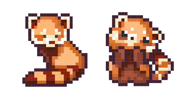 Red Panda Pixel курсор