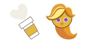 Cookie Run Coffee Cookie y Taza de Papel cursor