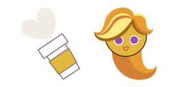 Cookie Run Coffee Cookie and Paper Cup Cursor