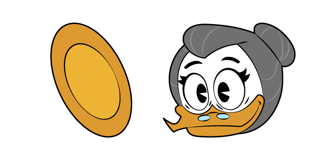 DuckTales Downy McDuck and Brooch Cursor