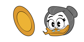 DuckTales Downy McDuck and Brooch Cursor