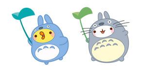 Kawaii Totoro Molang and Piu Piu Cursor