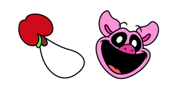 Smiling Critters PickyPiggy and Apple Pendant Cursor