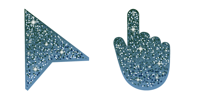 Lapis Lazuli Glitter Cursor