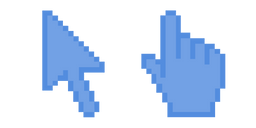 Vista Blue Pixel Cursor