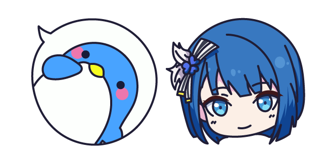 Project SEKAI Kiritani Haruka y Pingüino Cursor