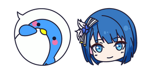 Project SEKAI Kiritani Haruka y Pingüino cursor