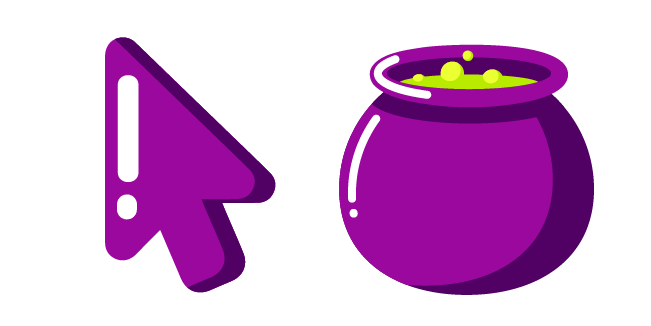 Minimal Witch Cauldron Cursor