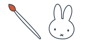 Miffy & Friends Miffy and Brush Cursor