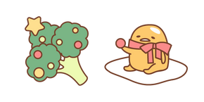 Gudetama and Christmas Tree Cursor