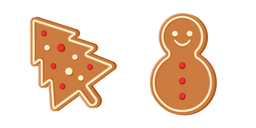 Курсор Christmas Tree and Snowman Cookies