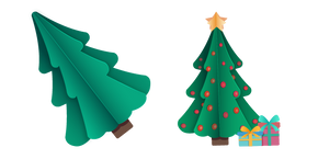 Origami Christmas Tree Cursor