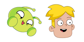 Final Space Mooncake and Gary Goodspeed Curseur
