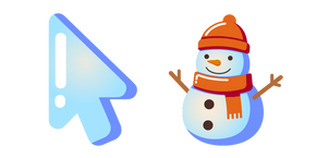 Курсор Minimal Gradient Snowman