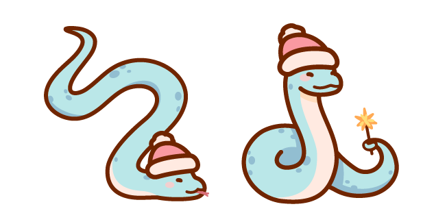 Cute New Year 2025 Snake Cursor