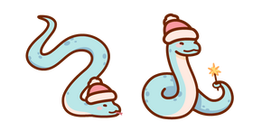 Cute New Year 2025 Snake Cursor