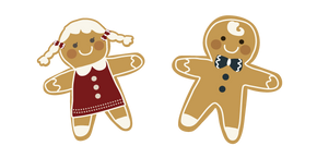 Курсор Gingerbread Cookies Girl and Boy