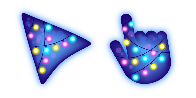 Colorful Twinkling Lights Cursor