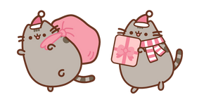 Pusheen and Christmas Presents Cursor