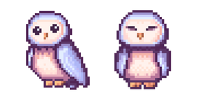 Курсор Purple Blue Owl Pixel