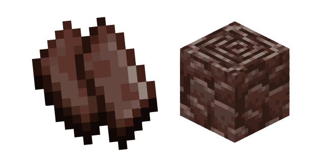 Minecraft Ancient Debris and Netherite Scrap Cursor