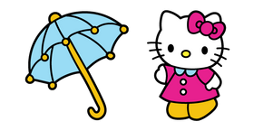 Hello Kitty et Parapluie Curseur